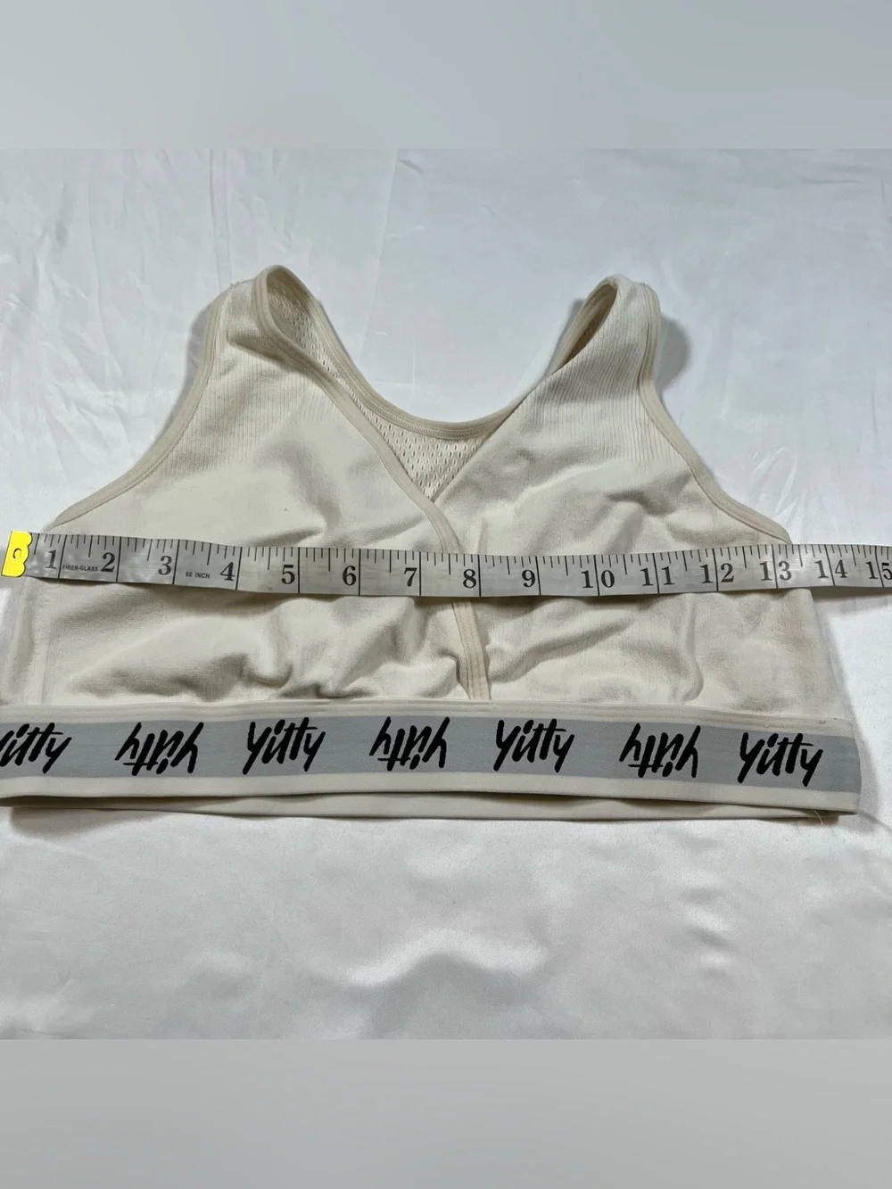 Yitty women’s‎ sports bra unpadded size L white